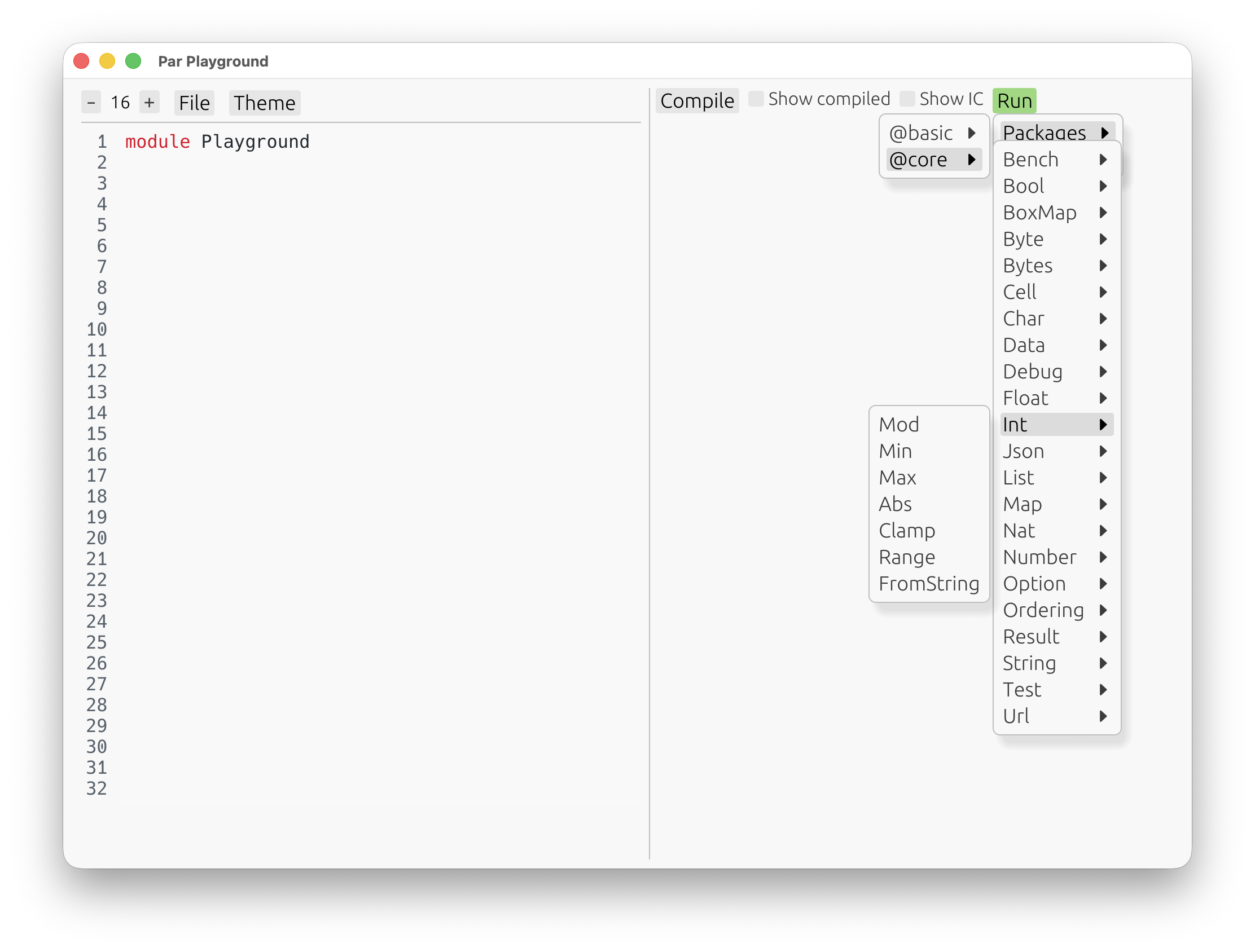 Picking a definition